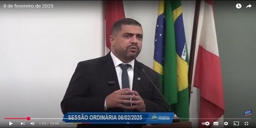 Vereador Denys Reis diz em tribuna que por seu trabalho na CVP Brasília se apromximou de Penedo