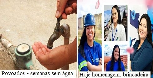 Um Dia Internacional das Mulheres diferente: Águas do Sertão homenageia a quem deixa faltar água e bons serviços. Entenda?