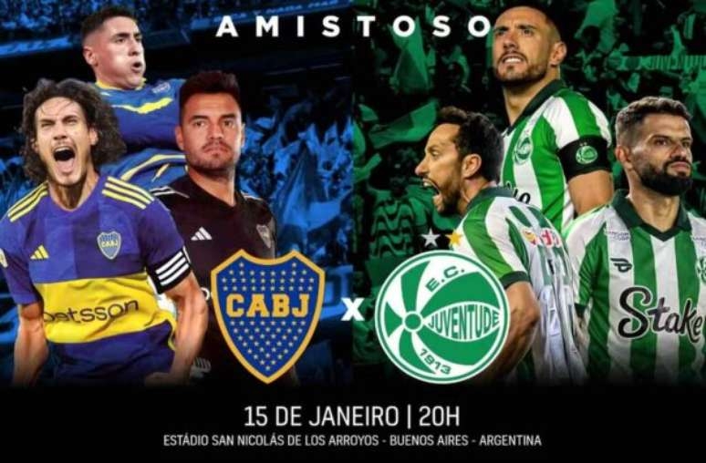 Juventude anuncia amistoso contra o Boca Juniors na Argentina