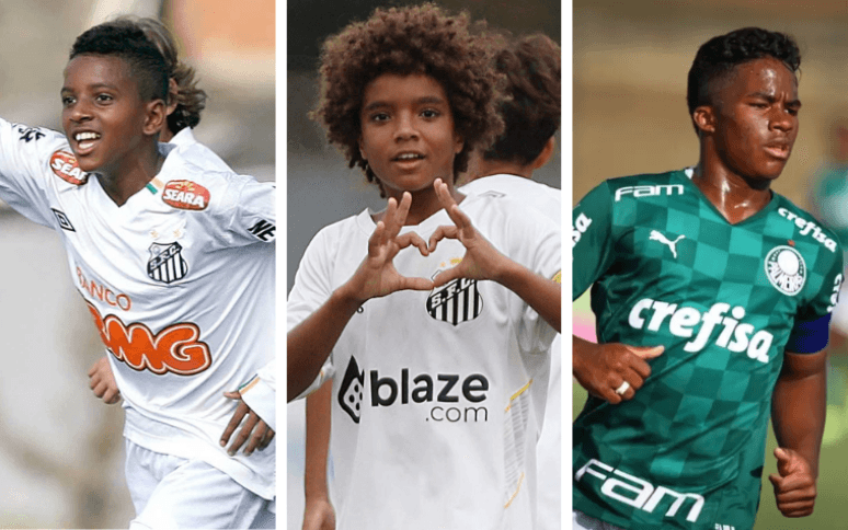 Promessa do Santos ultrapassa Rodrygo e Endrick para bater recorde histórico na base