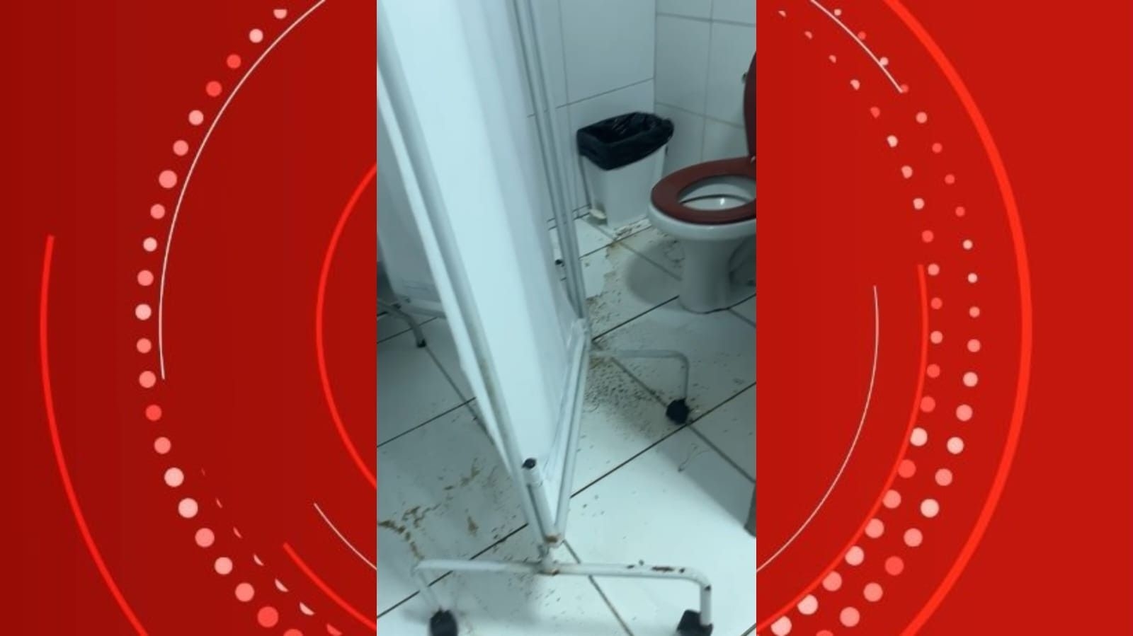 Quarto do HGE alagado com água e fezes causa revolta