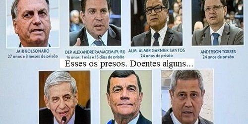Todos os atuais presos políticos estão doentes. Já os pobres saem das cadeias doentes