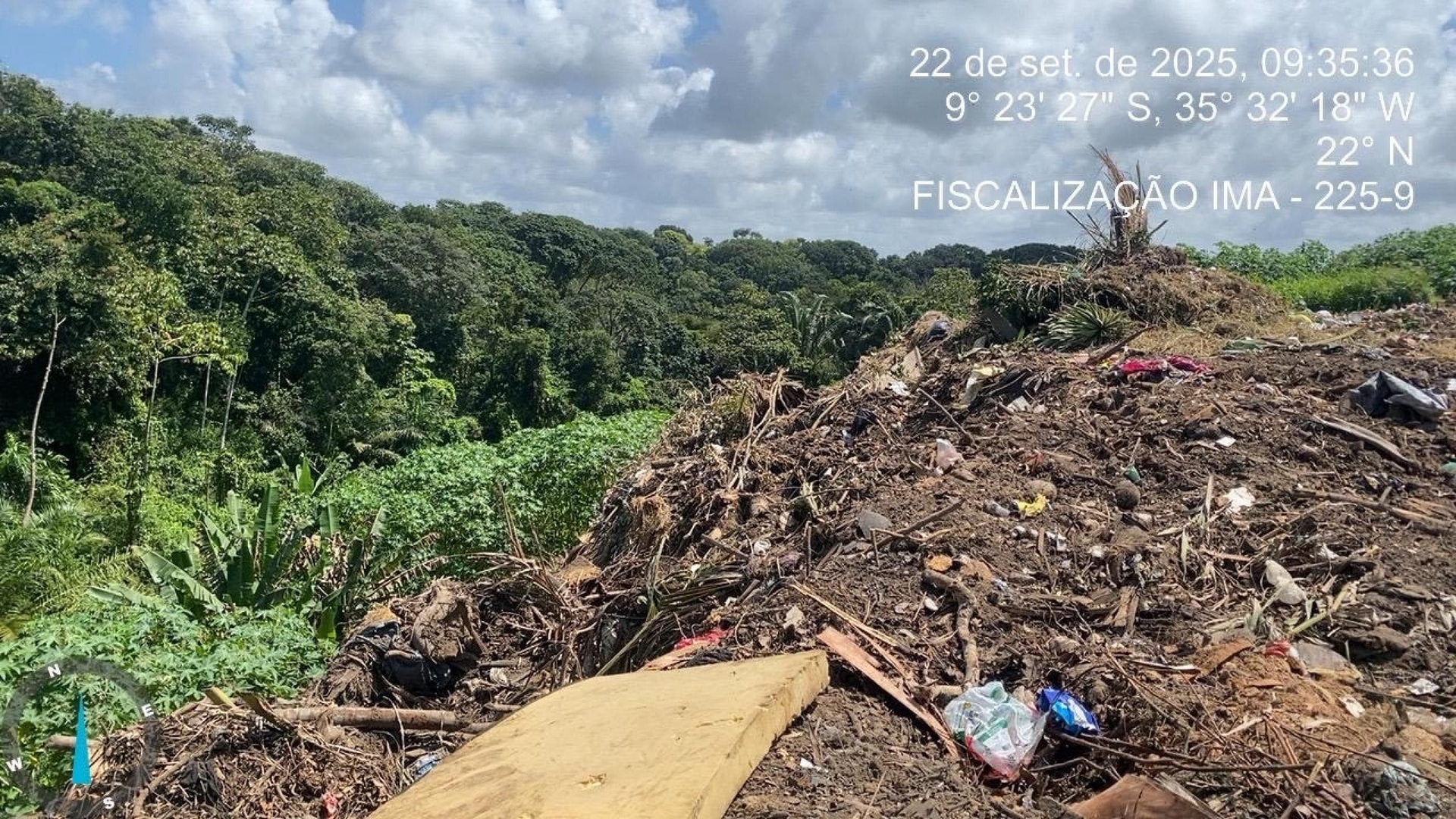 Prefeitura é multada por lixão irregular em Barra de Santo Antônio