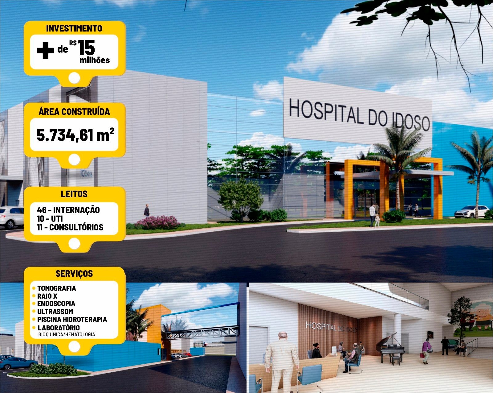 Hospital do Idoso em Alagoas contará com tecnologia avançada