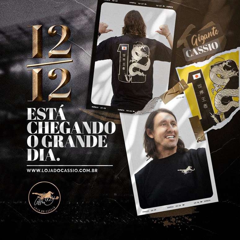 Ídolo do Corinthians, Cássio anuncia data de lançamento de linha própria de produtos