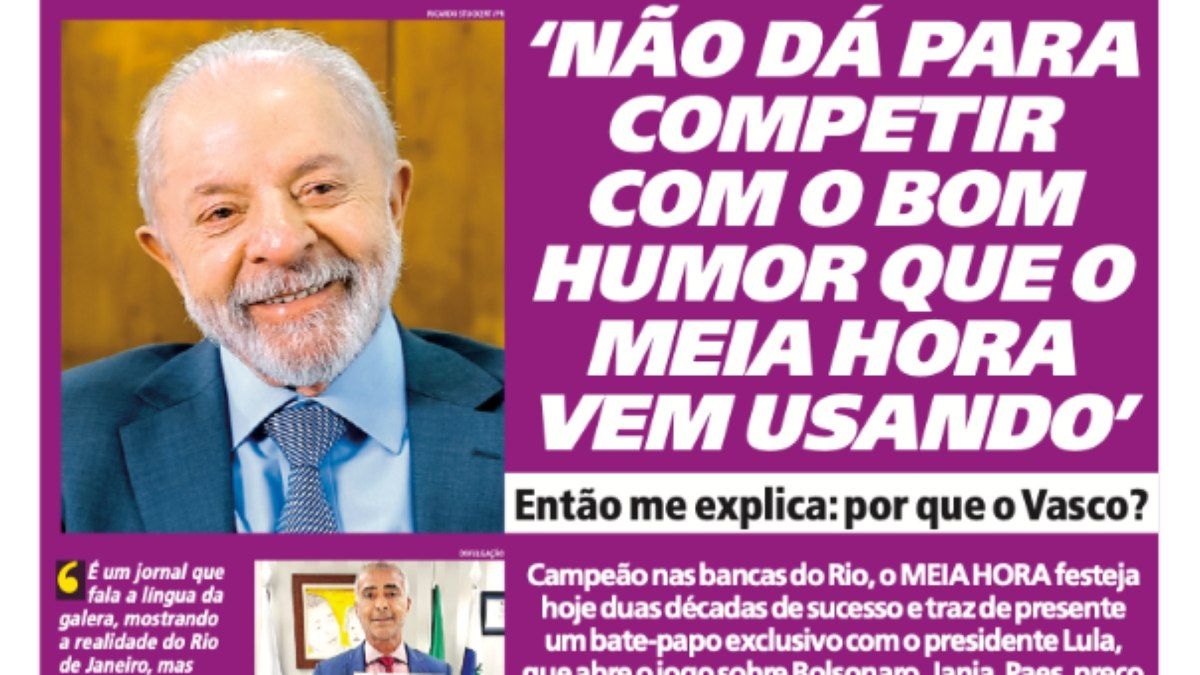 Meia Hora celebra 20 anos como o jornal mais vendido do Rio