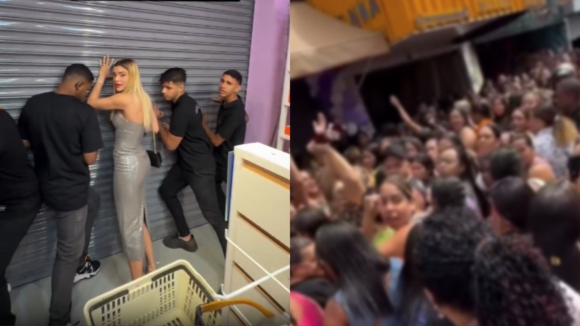 Tumulto marca inauguração de loja de maquiagem em Maceió