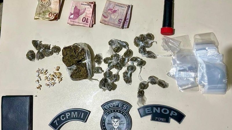 PM Flagra Tráfico de Drogas e Apreende Veículos Adulterados