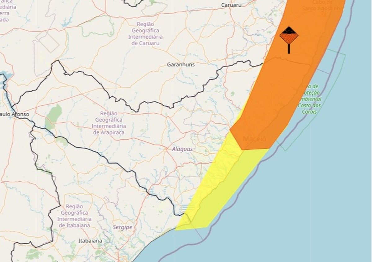Alagoas em alerta: 60 cidades sob risco de chuvas