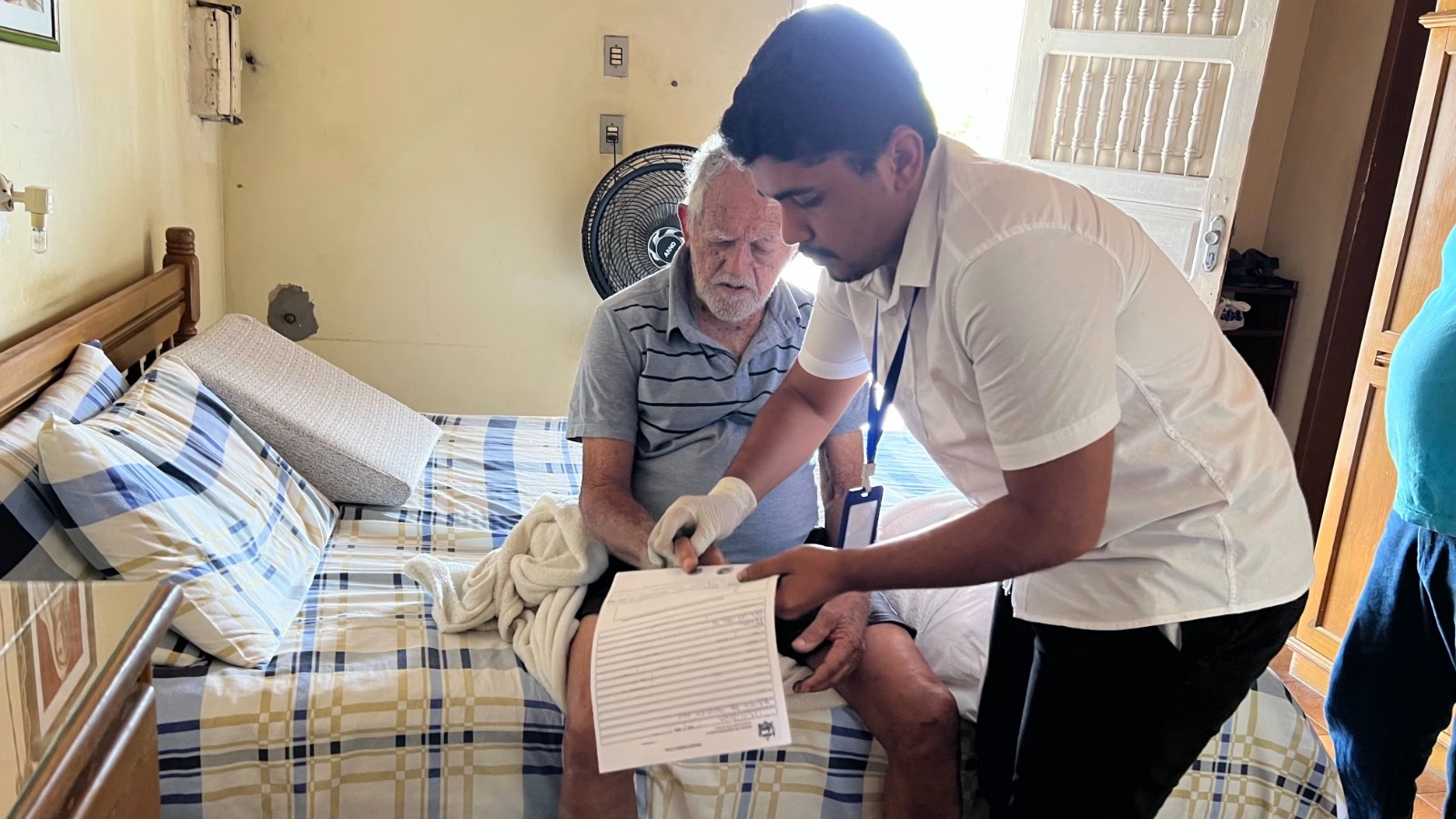 Atendimento domiciliar do Instituto de Identificação em Penedo