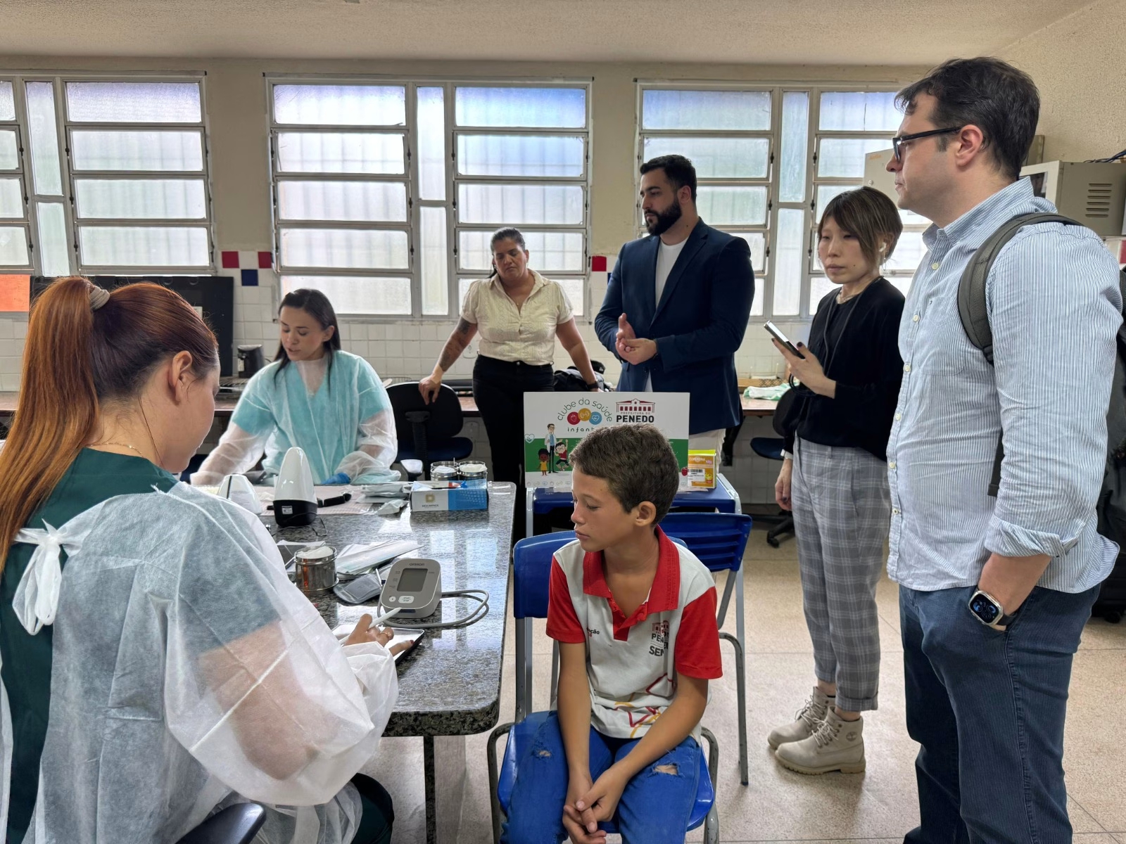 Multinacional japonesa conclui visita ao Projeto Saúde Infantil