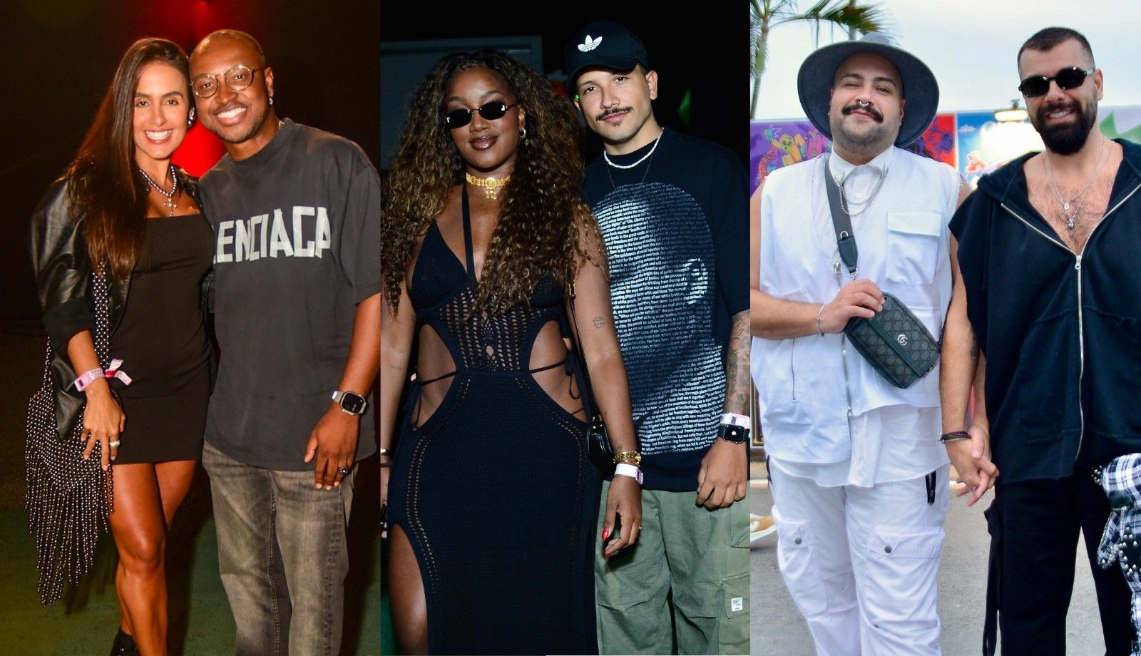 Famosos e Casais Brilham no Lollapalooza Brasil