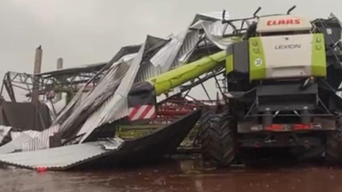 Ciclone extratropical causa estragos no Mato Grosso do Sul