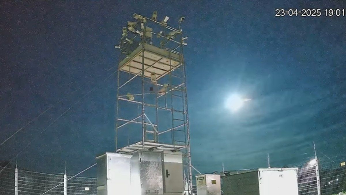 Meteoro raro ilumina noite do Rio Grande do Sul