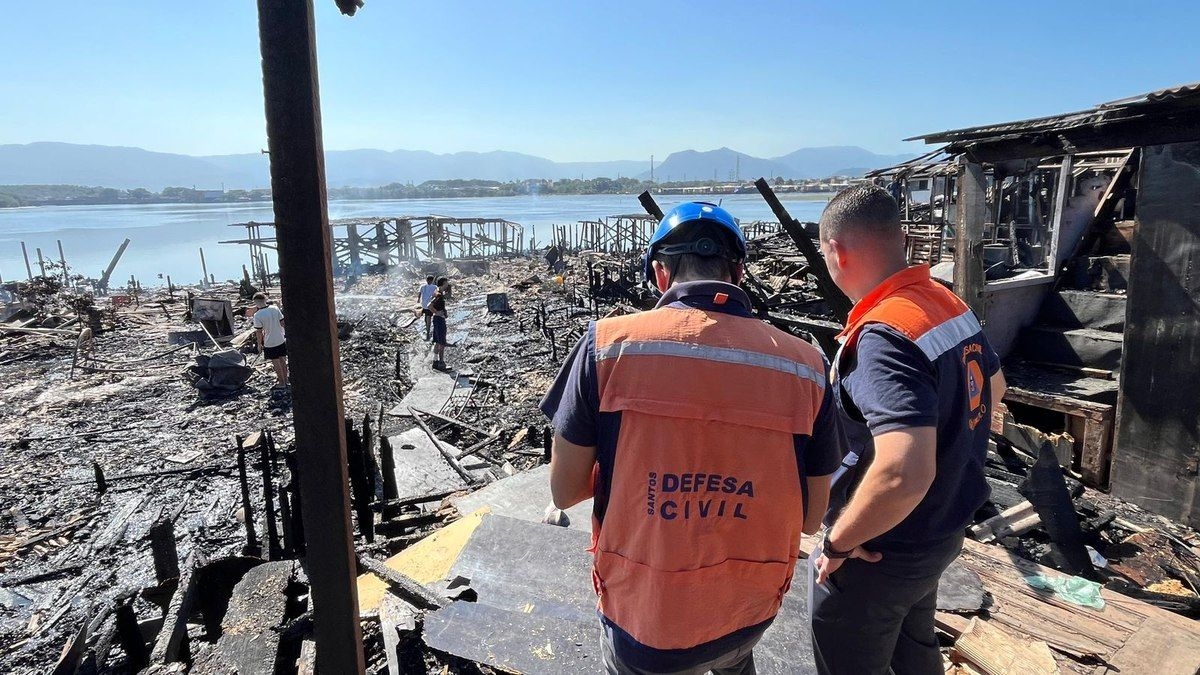 SP oferece auxílio às famílias afetadas por incêndio