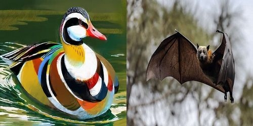 As noites separam os morcegos dos pássaros