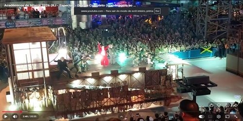 Acadêmicos de Niterói estreia no grupo especial com homenagem a Lula e coloca desfile no centro do debate nacional