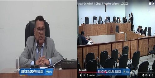 Por falha cartorial, abertura das sessões extraordinárias é suspensa, e na sequência suspensas as extraordinárias por pedido de vistas.