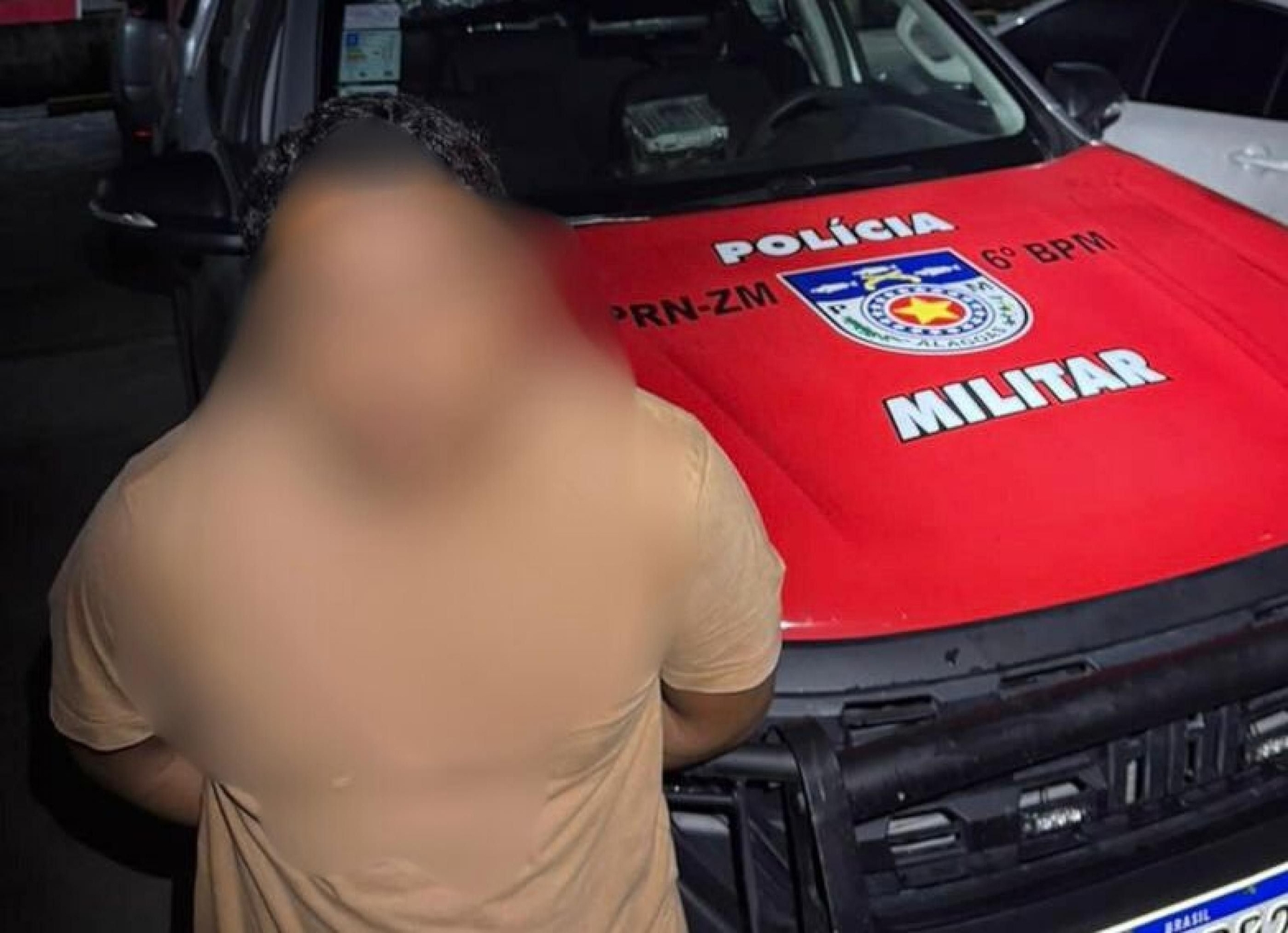 Suspeito preso por tentativa de matar subtenente da PM