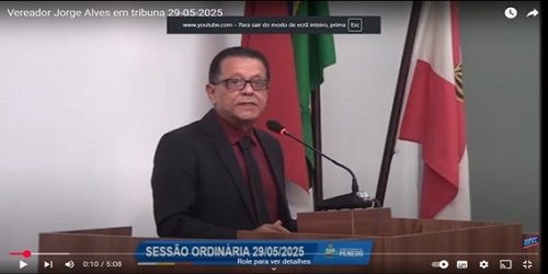 Jorge Alves, abre tribuna com saudação a estudantes, e apresenta PL das sirenes nas escolas