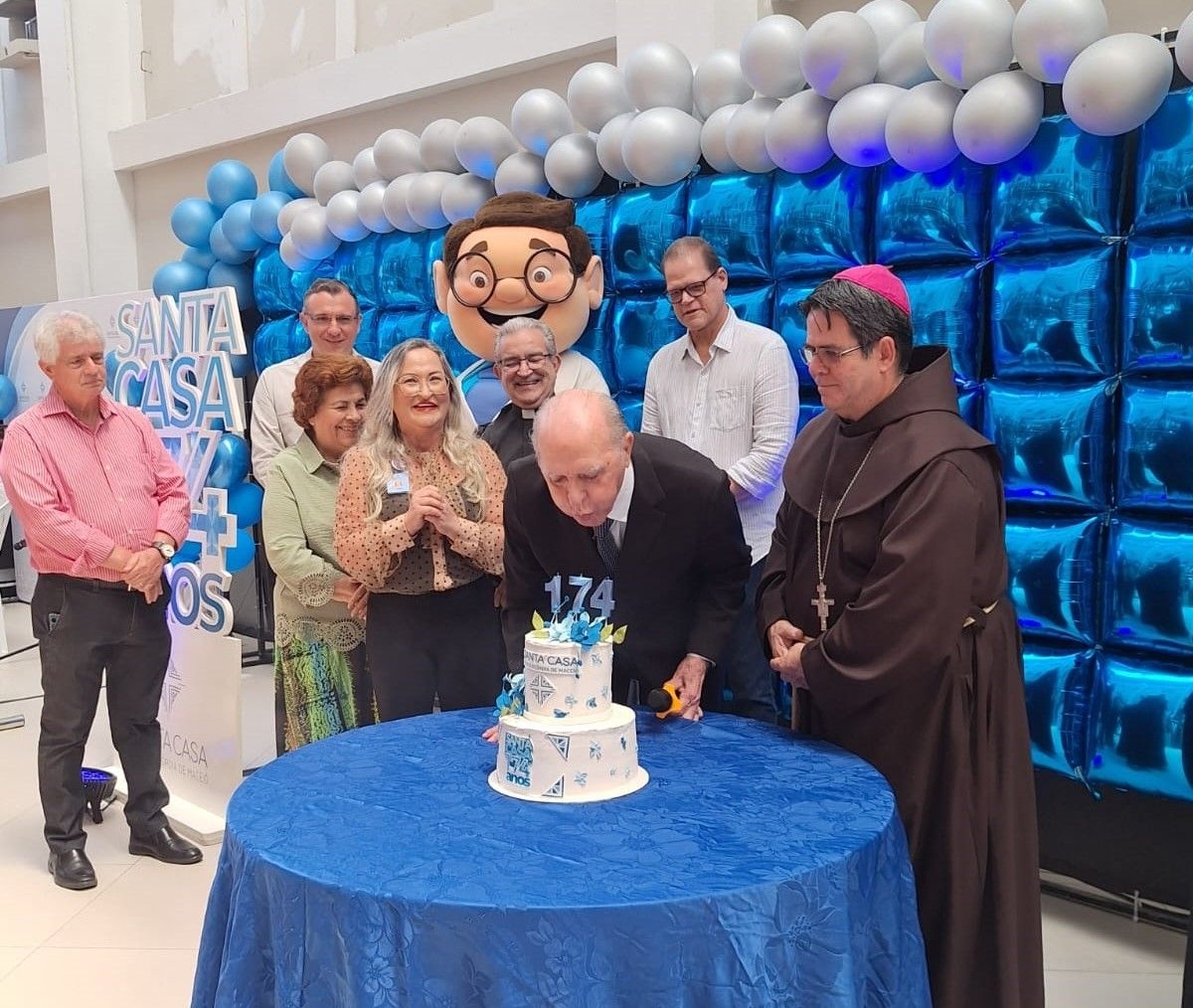 Celebração marca os 174 anos da Santa Casa de Maceió