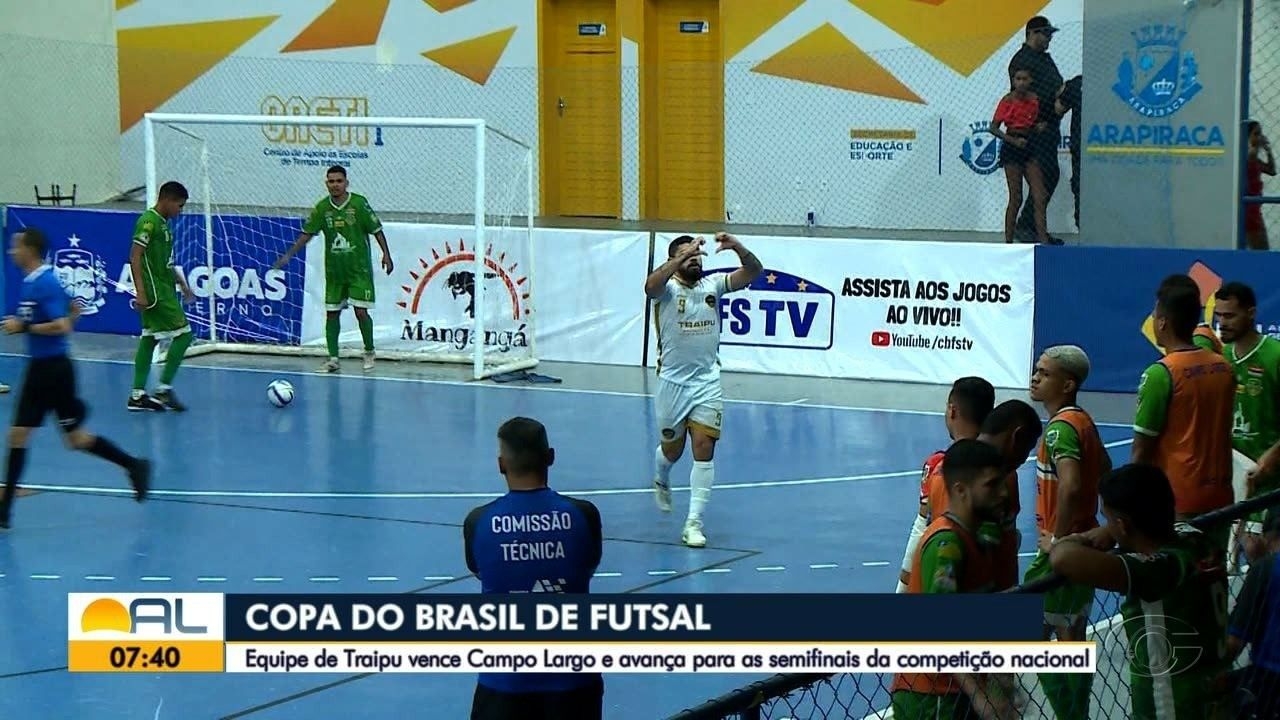 Taça Brasil de Futsal 2025 acontece em Maceió