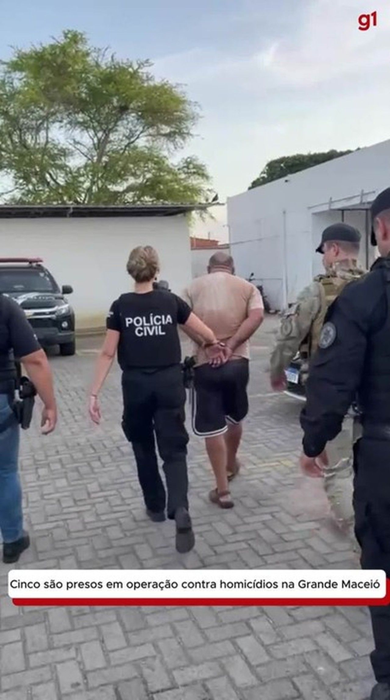 PC prende cinco em operação contra homicídios em Maceió