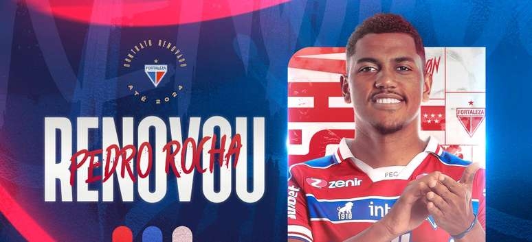 Pedro Rocha renova contrato com o Fortaleza por mais um ano