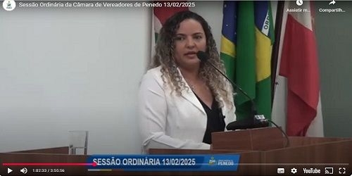 Vereadora Andresa Lima inaugura tribuna da CVP mostrando desenvoltura e conhecimento para a vereança