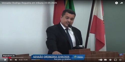 Vereador Rodrigo Regueira faz duras críticas aos serviços das estradas vicinais