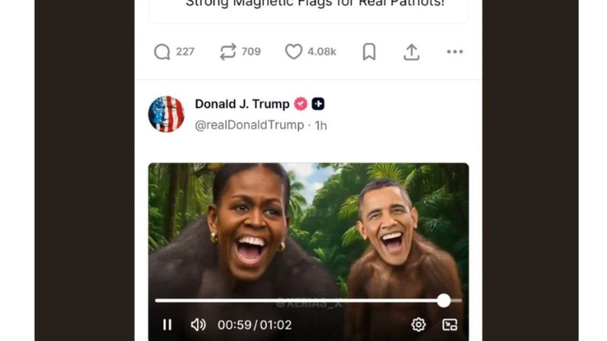 Vídeo Racista de Trump com Obama Provoca Controvérsia