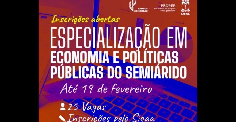 Primeira especialização da Unidade de Santana do Ipanema abre inscrições