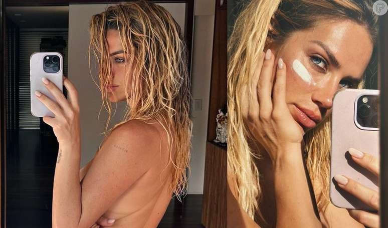 Giovanna Ewbank ousa em topless após rumores de crise no casamento e comentário rouba a cena: 'Cometeu adultério'
