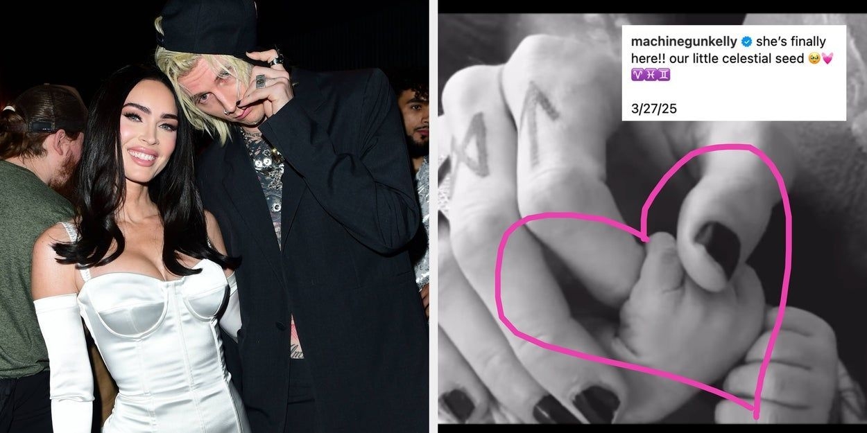 Megan Fox e Machine Gun Kelly mantéem união pela filha