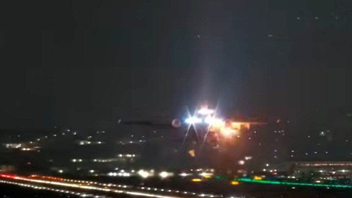 Explosão de turbina de avião no Aeroporto de Guarulhos