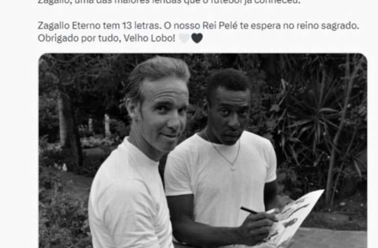 Clubes do futebol brasileiro prestam homenagem póstuma a Zagallo