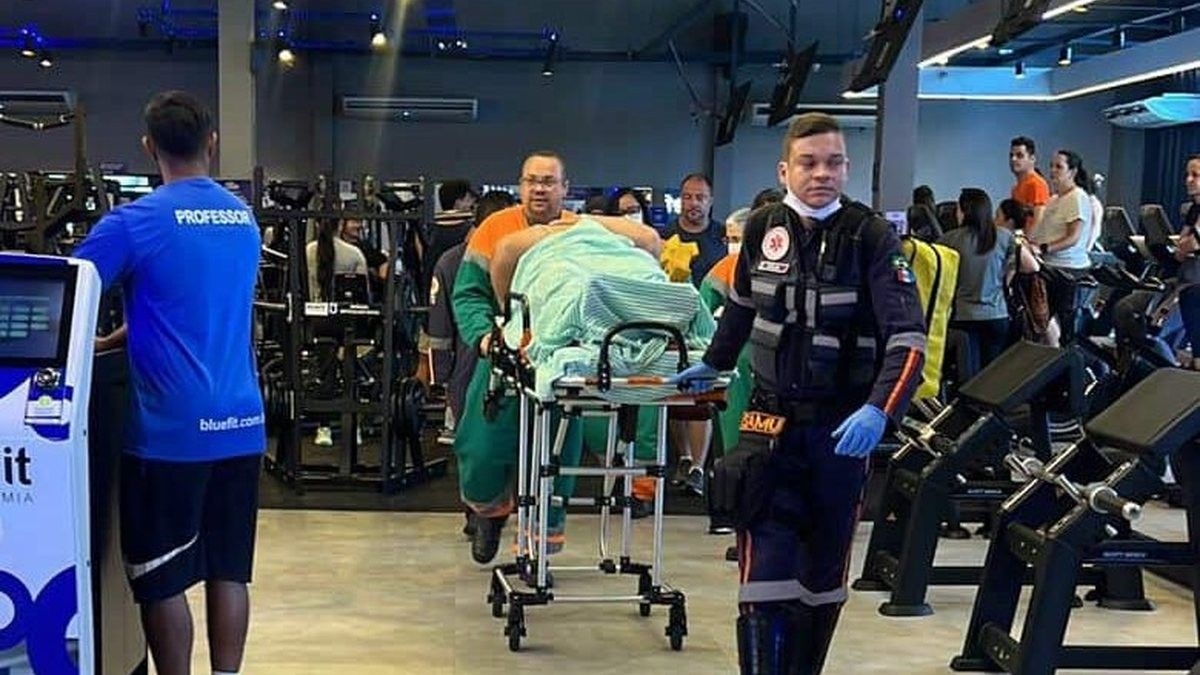 Acidente em academia: homem é socorrido pelo Samu em Maceió