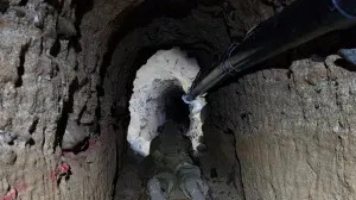 Túnel clandestino entre México e EUA é descoberto