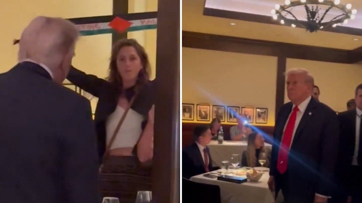 Manifestantes chamam Trump de Hitler em jantar polêmico