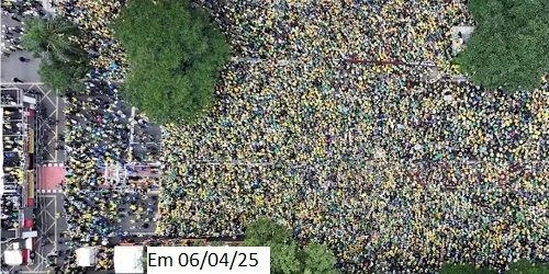 Contabilizado pela IA, público do manifesto pró anistia atinge 44,9 mil