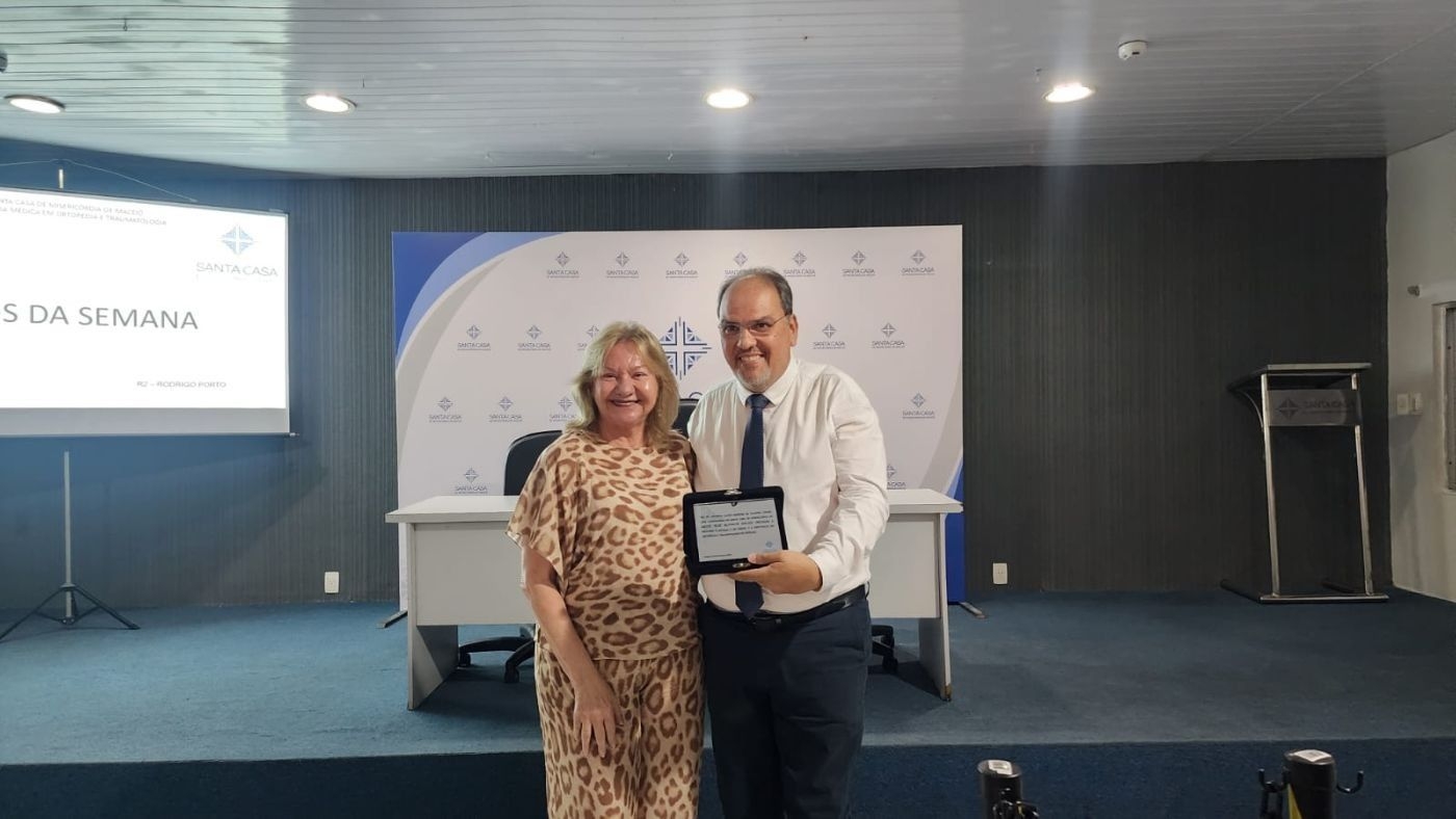 Antônio Alício Recebe Homenagem na Santa Casa de Maceió