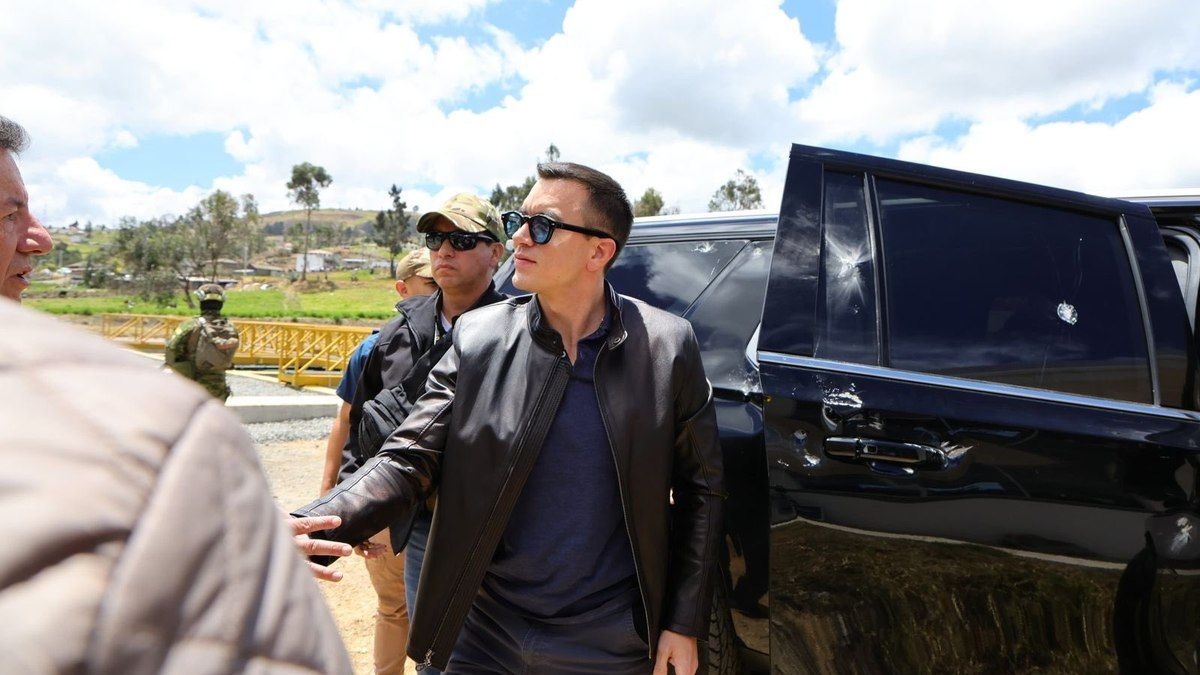 Presidente do Equador escapa de ataque em Cañar
