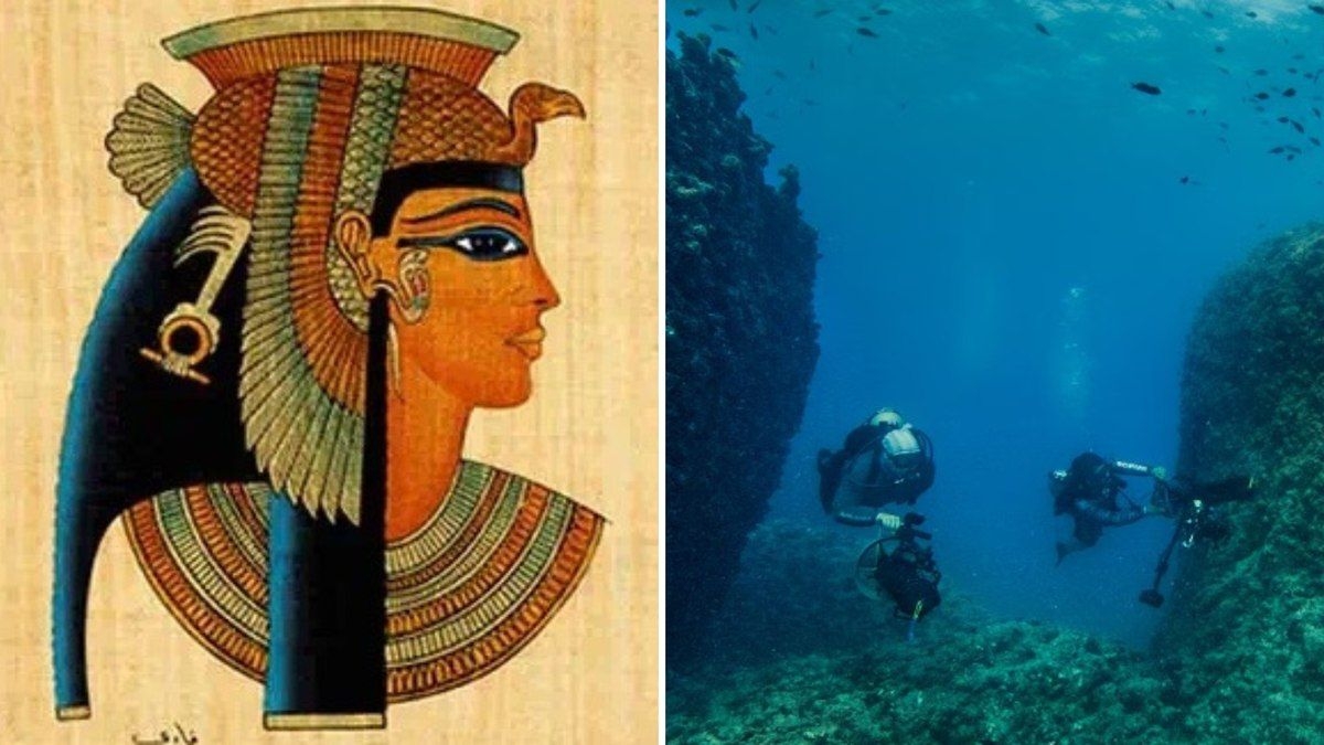 Descoberto porto submerso que pode levar ao túmulo de Cleópatra