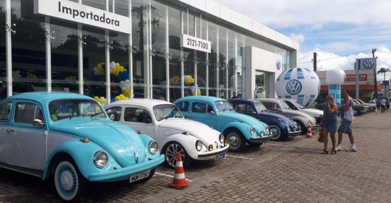 Dia do Fusca é comemorado com exposição gratuita de carros antigos