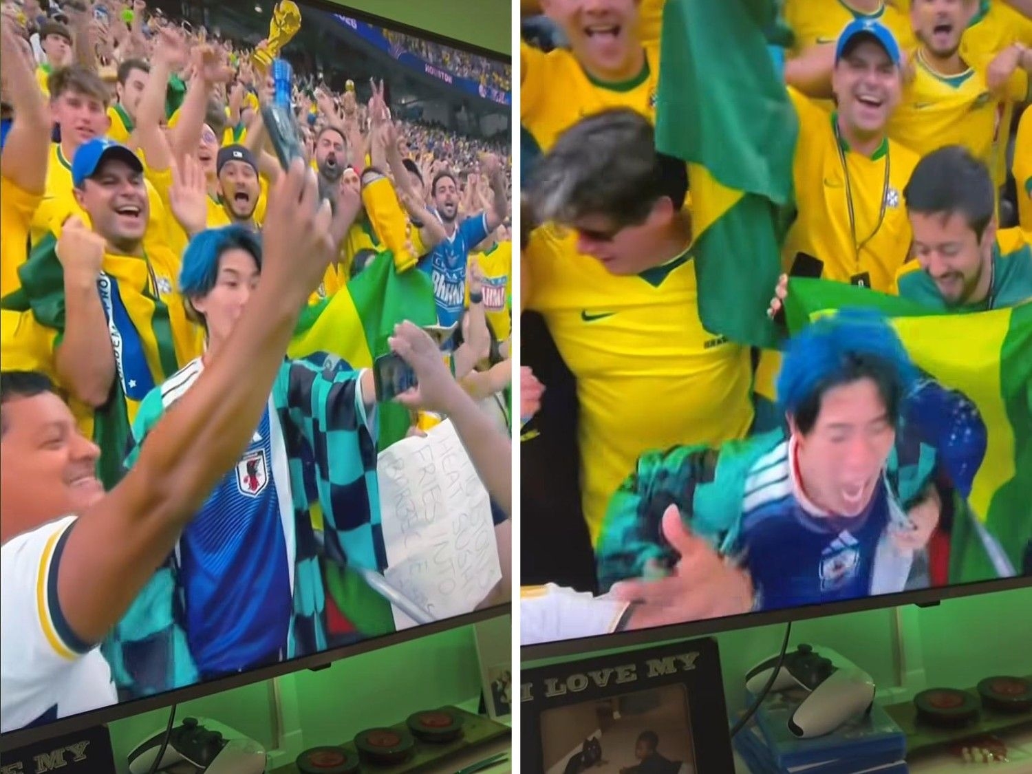 Torcedor japonês Gamix viraliza com encenação de raiva