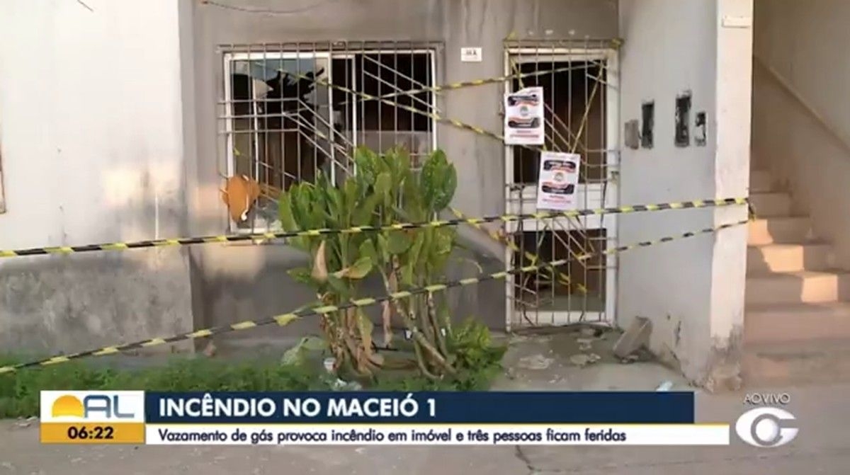 Explosão em prédio de Maceió fere três pessoas da mesma família