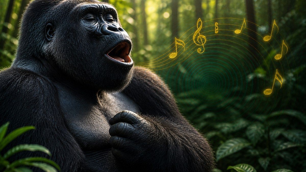 Gorilas cantando impressionam cientistas com novas descobertas