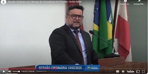 Vereador Léo Marques da tribuna da CVP agradece à Deus e ao povo por sua chegada à vereança