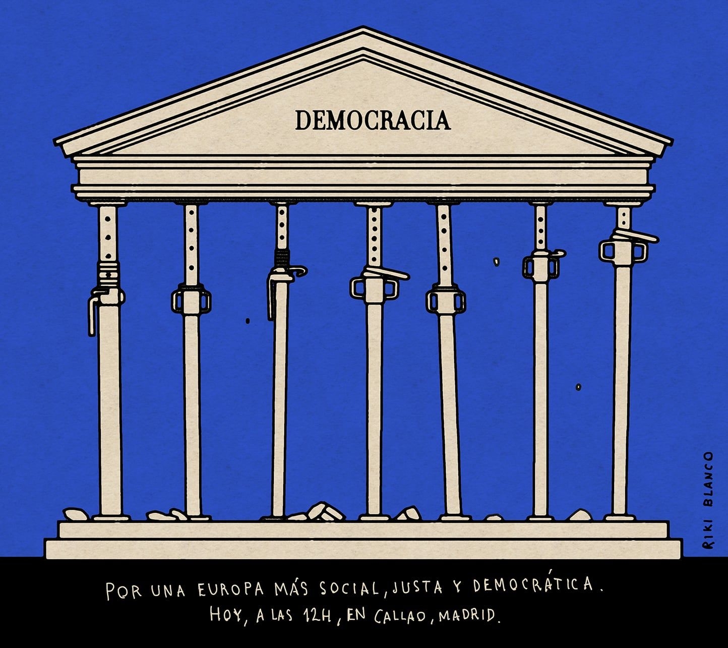 Riki Blanco propõe uma Europa mais justa e social