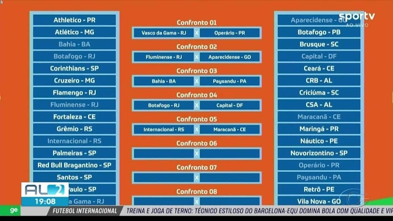 CRB e CSA se preparam para jogos decisivos na Copa do Brasil